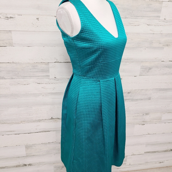 AG Phillips Teal Designer Sheath Dress - Picture 7 of 11